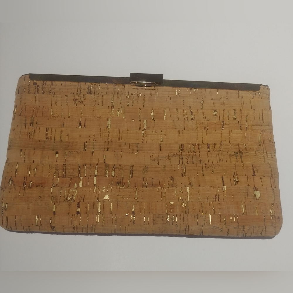 J. Crew Gold Frame Clutch